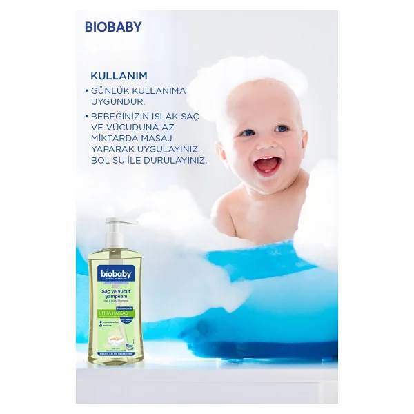 Biobaby Ultra Hassas Bebek Saç Ve Vücut Şampuanı 500 Ml 3 Adet - Görsel 10