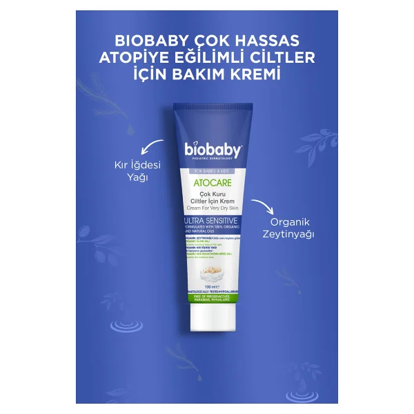 Biobaby Atocare Ultra Sensitive Şampuan 300 Ml Ve Krem 100 Ml İkili Set Çok Kuru Ciltler İçin - Görsel 4