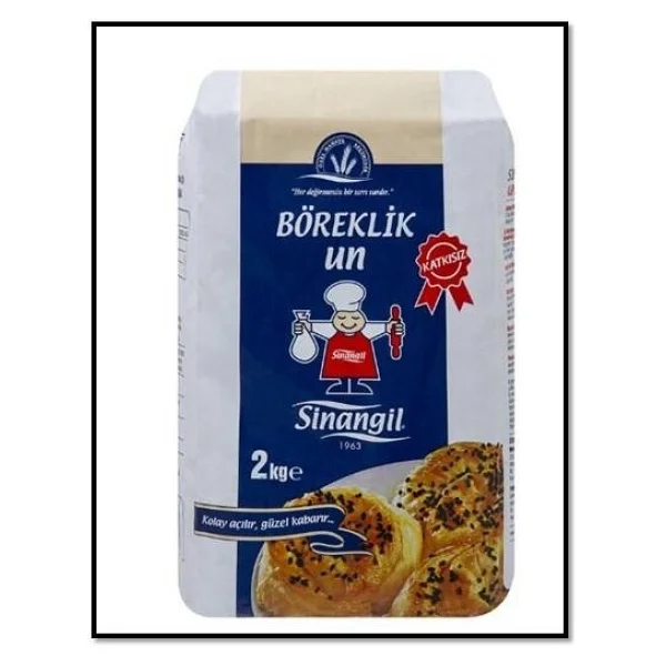 Sinangil 2 Kg Baklavalık Böreklik Mantılık Açılan Un - Görsel 3