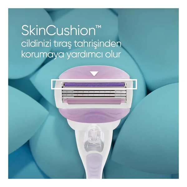 Gillette Venus Comfortglide Breeze 2 Başlıklı Kadın Tıraş Bıçağı - Görsel 5