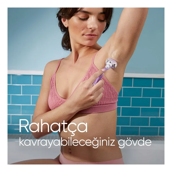 Gillette Venus Comfortglide Breeze 2 Başlıklı Kadın Tıraş Bıçağı - Görsel 6