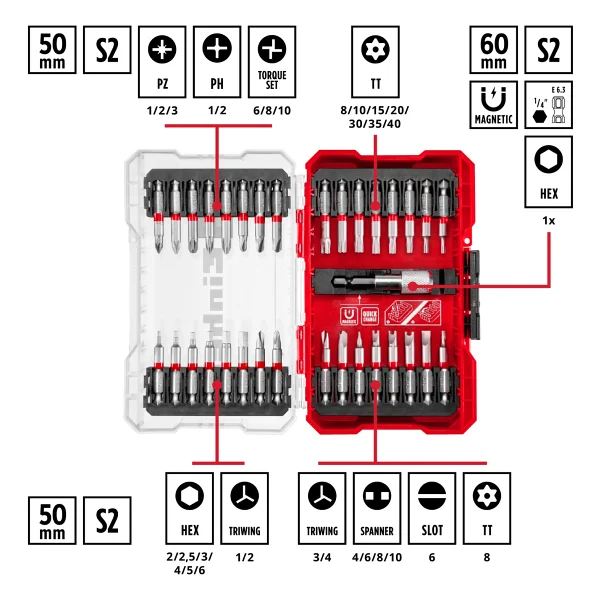 Einhell 49118903 33 Parça Uç Seti - Görsel 4