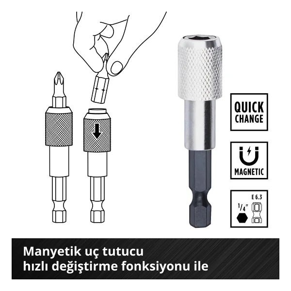 Einhell 49118903 33 Parça Uç Seti - Görsel 6