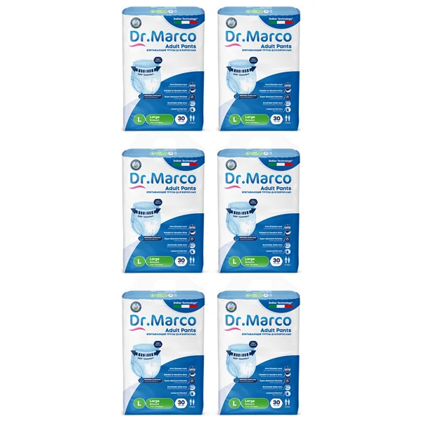 Dr Marco Emici Külot L Büyük Boy 100-150 cm 6 Paket 180 Adet - Görsel 2