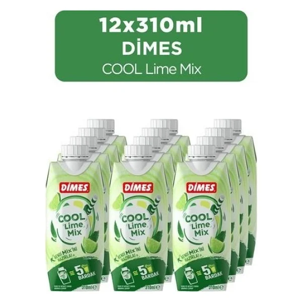 Dimes Cool Lime Mix 310 ml 6'lı Paket - 1,8 lt - Görsel 4