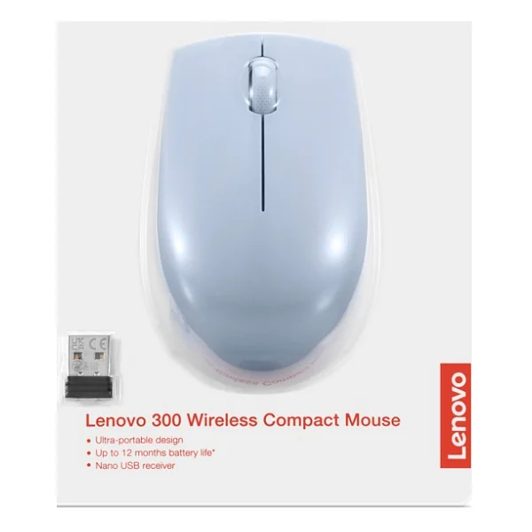 Lenovo 300 Gy51l15679 Mavi Optik Kablosuz Oyuncu Mouse - Görsel 7