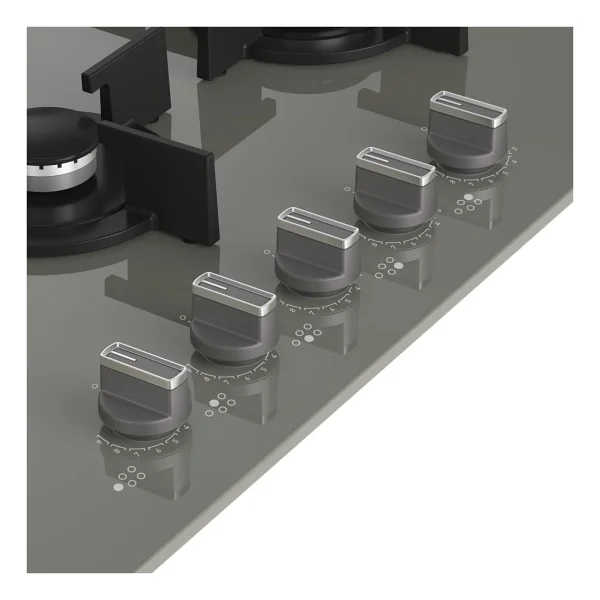 Arçelik Ocd T 752-1 Dwkg Wok Gözlü Gri Cam Ankastre Ocak - Görsel 4