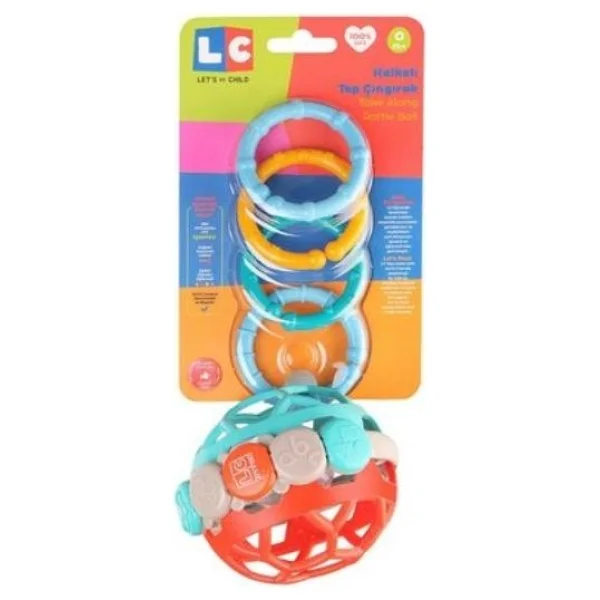Let's Be Child Lc Halkalı Top Çıngırak Lc-30590 - Görsel 6