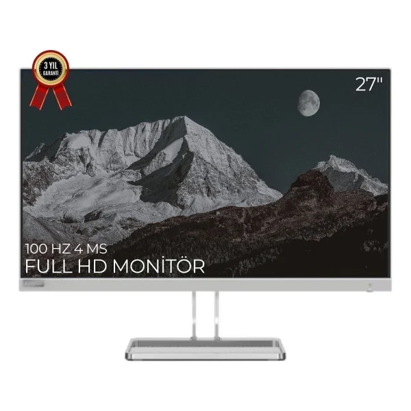 Lenovo L27i-40 67abkac4tk 27" 4 Ms Full HD Ips 100 Hz Monitör - Görsel 7