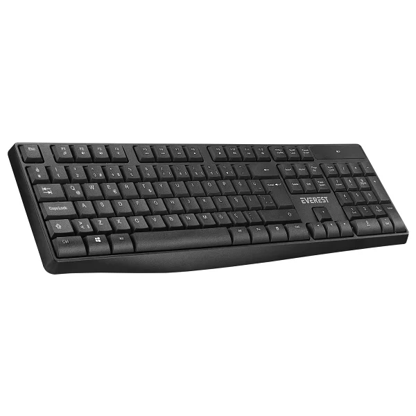 Everest Km-7500 Siyah Kablosuz Klavye Mouse Seti - Görsel 3