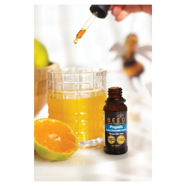 Bee'o Suda Çözünebilir Propolis Damla 20 Ml - 20 Gr - Görsel 5
