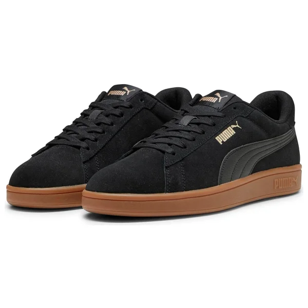 Puma Smash 3.0 390984-10 Siyah-Kahverengi Erkek Spor Ayakkabı - Görsel 6