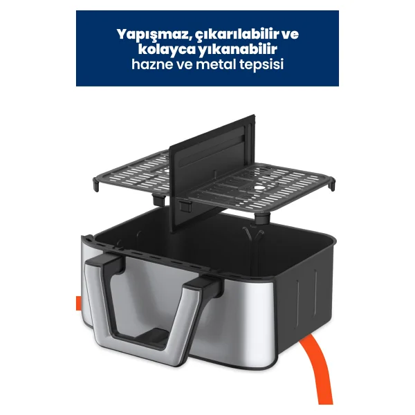 Goldmaster Doublefry Gm7489 9 Lt Yağsız Fritöz - Görsel 7