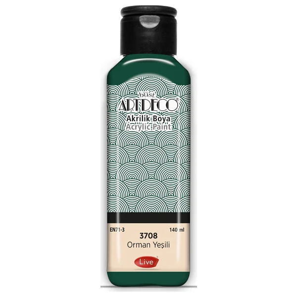 Artdeco 140 Ml 3715 Yanık Ombre Akrilik Boya - Görsel 4