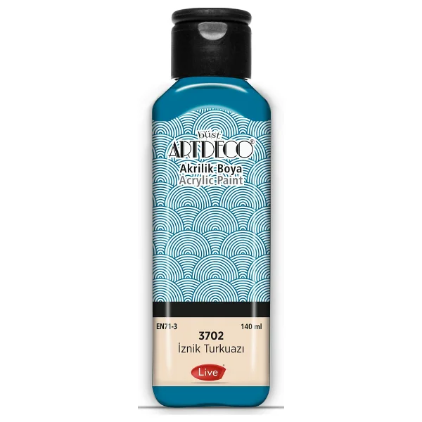 Artdeco 140 Ml 3715 Yanık Ombre Akrilik Boya - Görsel 8