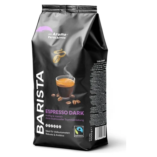Tchibo Barista Espresso Dark Çekirdek Kahve 1 Kg - Görsel 3