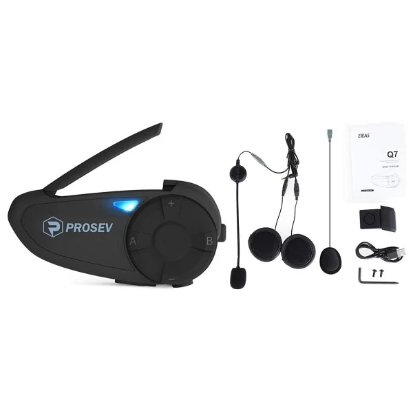 Prosev Q7 Intercom Motosiklet Kask Intercom - Görsel 2