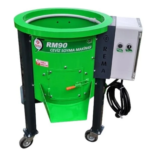 Rema Rm90 Devir Ayarlı 50 Kg 90 Lt 220 V Ceviz Soyma Makinesi - Görsel 2