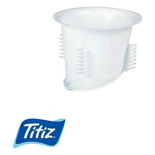 Titiz Tp-121 Plastik Wc Matik Tuvalet Kapağı - Tek Kapaklı Koku Önleyici - Beyaz - 1 Adet - Görsel 2
