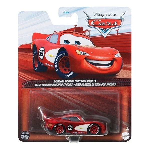 Disney Cars Radiator Springs Lightning Mcqueen Tekli Karakter Araç Htx82 - Görsel 5