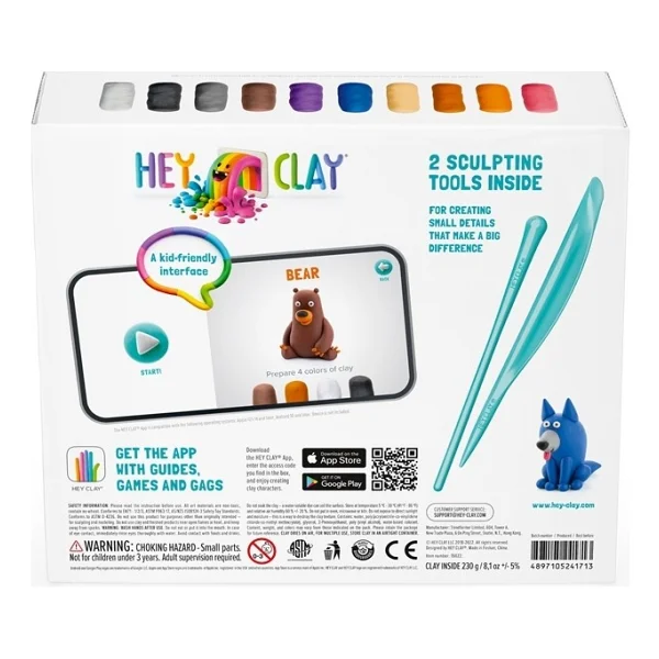 Hey Clay Orman Hayvanları 15'li Kutu Hava İle Kuruyan Kil - Görsel 4