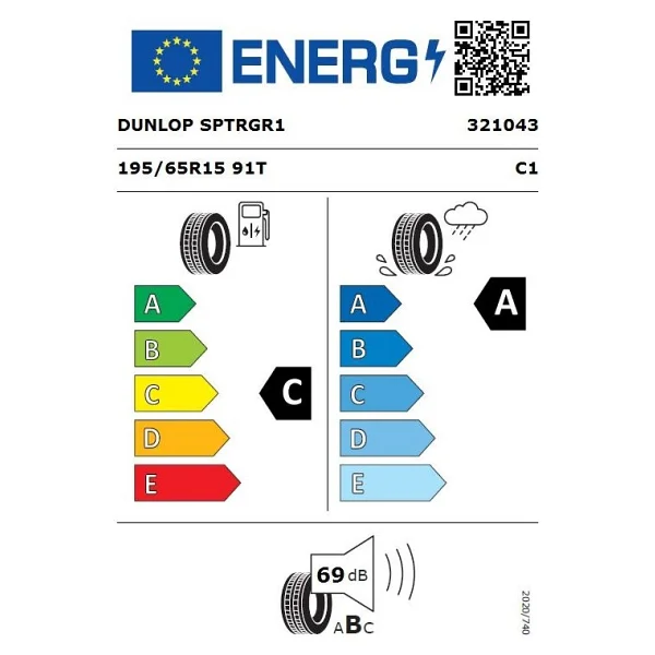 Dunlop Sp Touring R1 195/65 R15 91t Yaz Lastiği - 2024 - Görsel 5