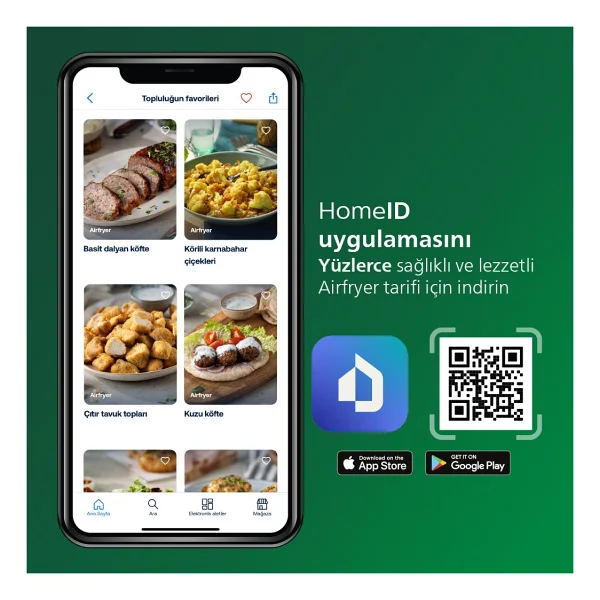 Philips Airfryer 7000 Serisi Hd9875/90 Combi XXL Connected 8.3 Lt Yağsız Fritöz - Görsel 8