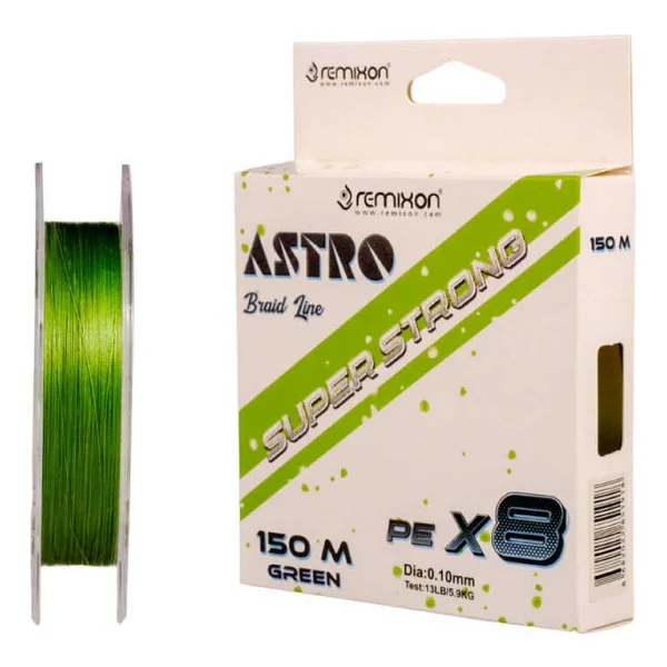 Remixon Astro 8x 150 M 0.13 Mm 8.2 Kg Green İp Misina - Görsel 8