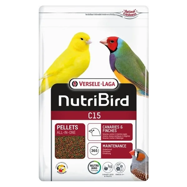Versele Laga Nutribird C15 3 kg Kanarya ve Finch Pelet Yem - Görsel 5