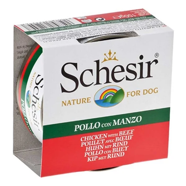 Schesir Dog Jelly Tavuklu ve Sığır Etli 150 gr Yetişkin Köpek Konservesi - Görsel 9
