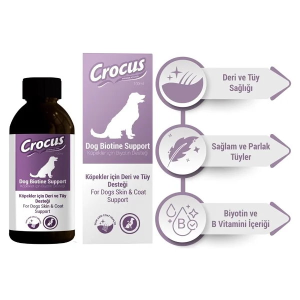 Crocus 100 Ml Köpek Tüy Sağlığı Damlası - Görsel 6