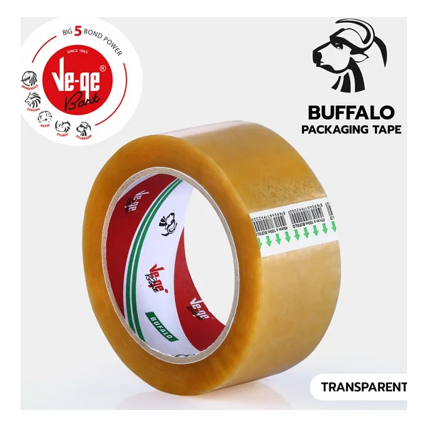 Ve-Ge Bufalo 45 Mm X 100 M 6'lı Şeffaf Koli Bandı - Görsel 6