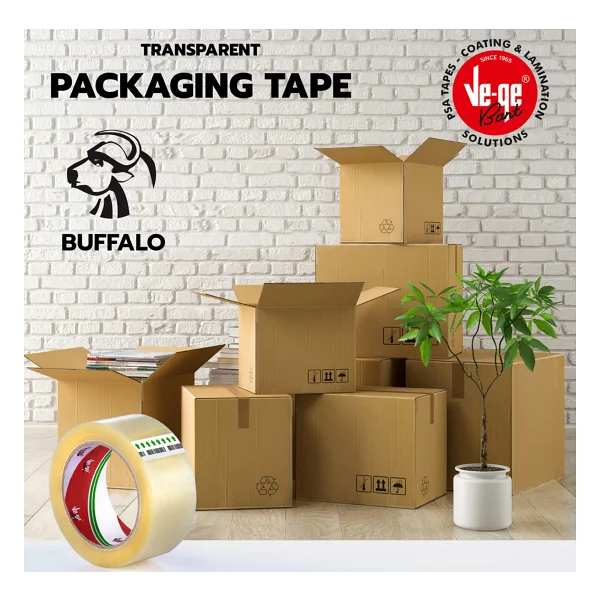 Ve-Ge Bufalo 45 Mm X 100 M 6'lı Şeffaf Koli Bandı - Görsel 4