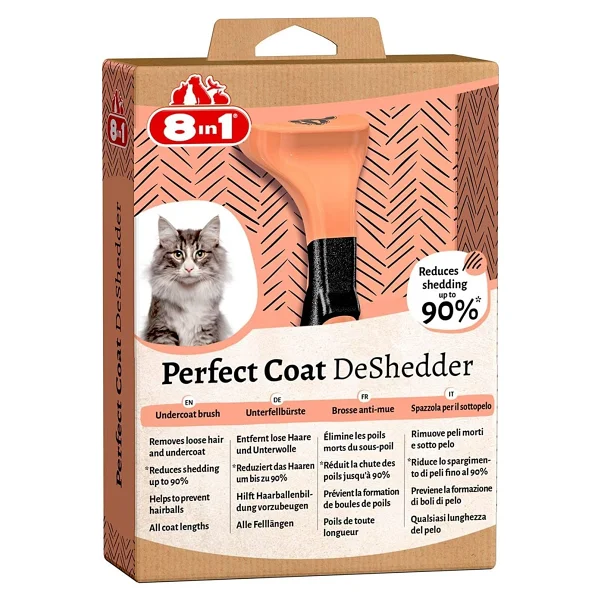 8in1 Perfect Coat Deshedder Tüy Toplayıcı Kedi Tarağı - Görsel 7