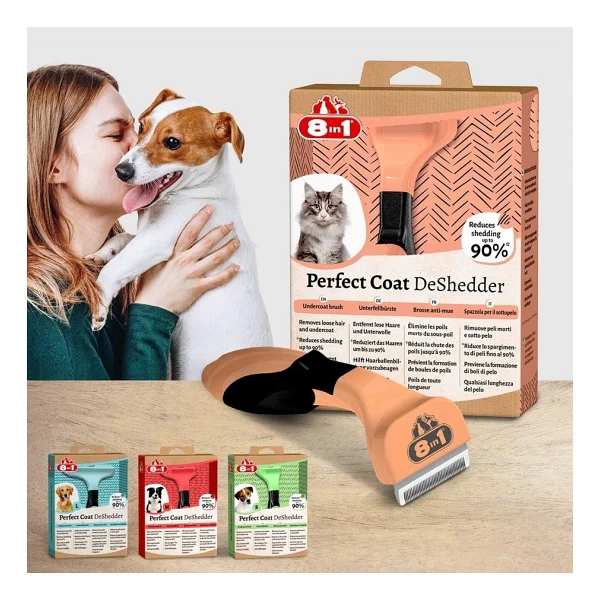 8in1 Perfect Coat Deshedder Tüy Toplayıcı Kedi Tarağı - Görsel 5