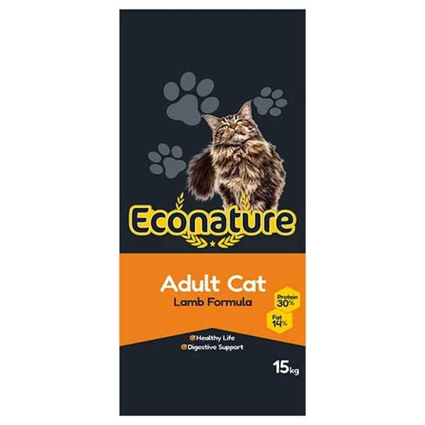 Econature Kuzu Etli 15 Kg Yetişkin Kedi Maması - Görsel 4