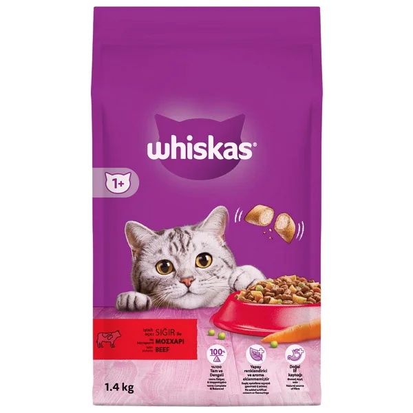 Whiskas Biftekli Ve Sebzeli 1.4 Kg Yetişkin Kedi Maması - Görsel 9
