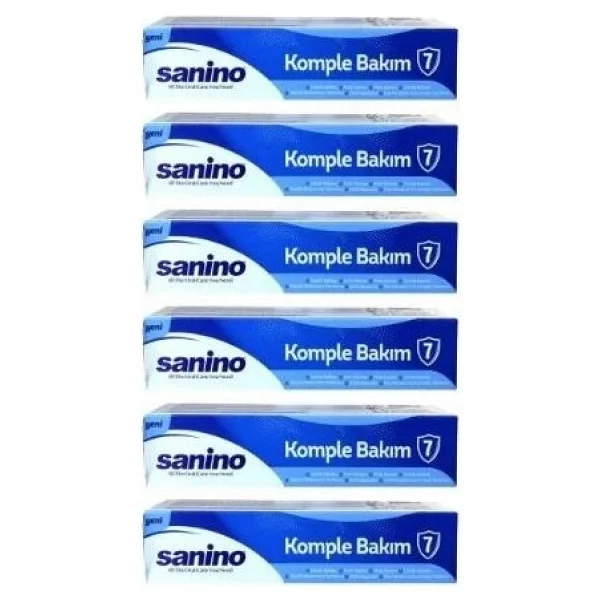 Sanino Komple Bakım 75 Ml 6 Adet Diş Macunu - Görsel 2