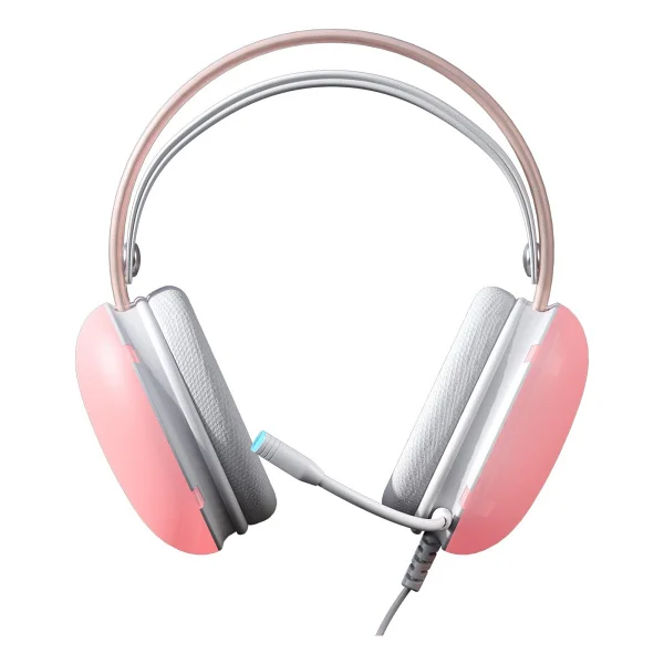Aula S505 Pembe RGB USB Kablolu Kulak Üstü Oyuncu Kulaklığı - Görsel 4