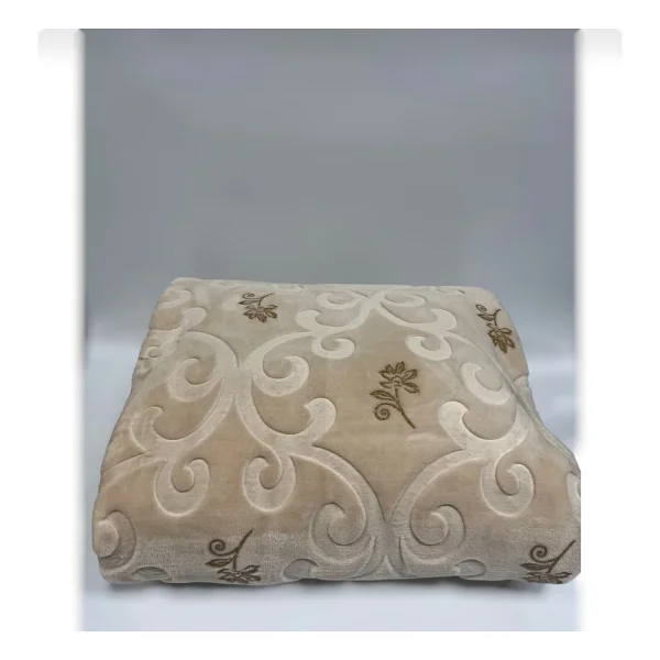 Merinos Pırıltı 220x240 Cm Emboss Çift Kişilik Battaniye - Görsel 2