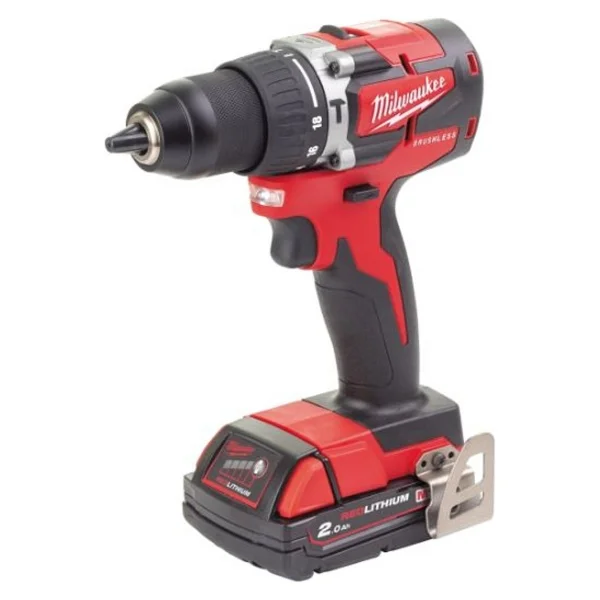 Milwaukee M18 Cblpd-202c Çift Akülü 2 Ah Darbeli Matkap - Görsel 6