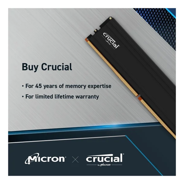 Crucial Pro 32 GB 5600 MHz Cl46 Cp32g56c46u5 DDR5 RAM - Görsel 2