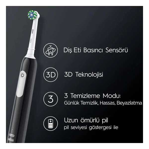 Oral-B Pro Series 1 2'li Şarjlı Diş Fırçası - Görsel 2