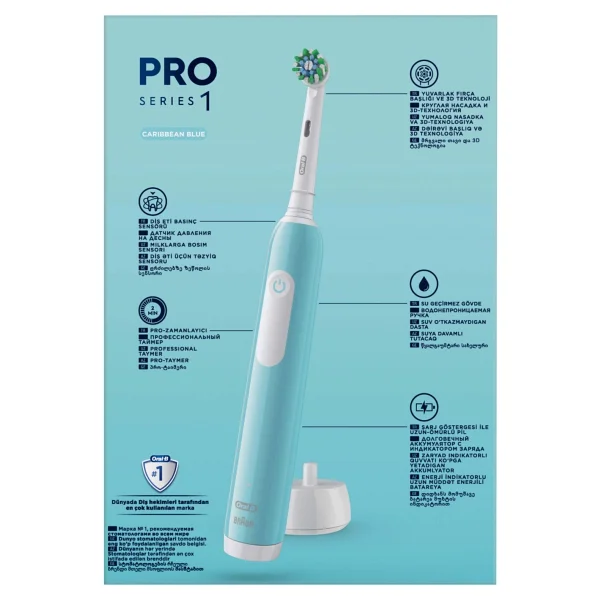 Oral-B Pro Series 1 2'li Şarjlı Diş Fırçası - Görsel 7