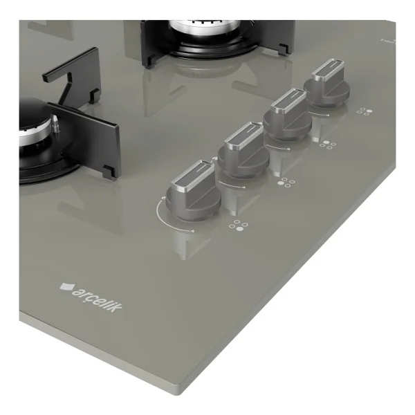 Arçelik Ocd T 651 Eg Grion Gri Cam Ankastre Ocak - Görsel 4