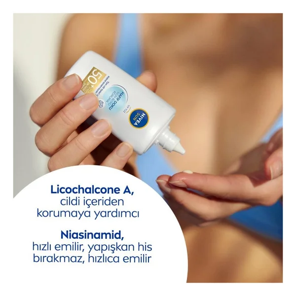 Nivea Sun Hafif Dokulu 40 Ml 50 Faktör Güneş Kremi - Görsel 6