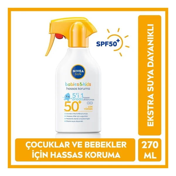 Nivea Sun Bebek Ve Çocuk 270 Ml 50 Faktör Güneş Spreyi - Görsel 6