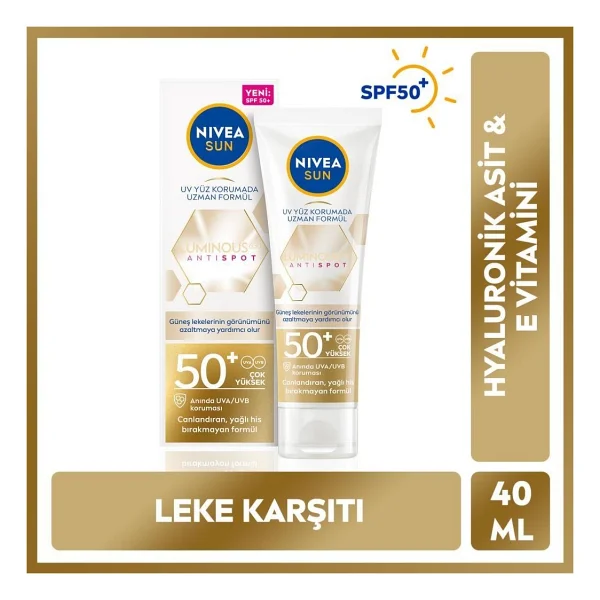 Nivea Luminous630 Leke Karşıtı 40 Ml 50 Faktör Güneş Kremi - Görsel 2
