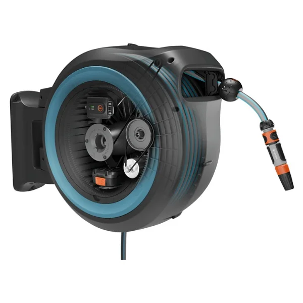 Gardena 18645 Powerroll XXL Akülü Duvara Monte 40 M Bahçe Hortumu - Görsel 2