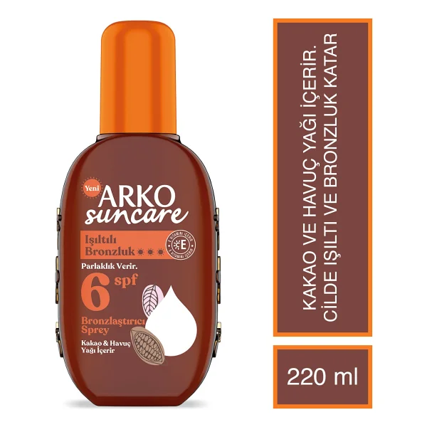 Arko Suncare 6 Faktör Bronzlaştırıcı Yağ 220 Ml - Görsel 8
